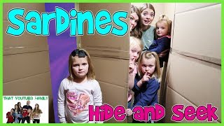 SARDiNES Hide and Seek In Huge Box Fort Maze Ft Shot Of The Yeagers  That YouTub3 Family Channel [upl. by Poliard262]