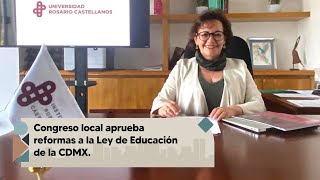 Congreso local aprueba reformas a la Ley de Educación de la CDMX [upl. by Wagshul]