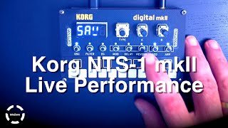 Korg NTS1 mkII Live Performance [upl. by Ajad]