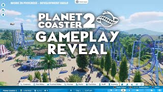 Planet Coaster 2 Gameplay Reveal Watchalong [upl. by Nnylidnarb]