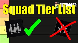 Enlisted Squad Tier List [upl. by Thisbe776]