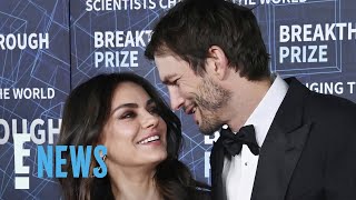 Ashton Kutchers Rare Tribute to Wife Mila Kunis Will Color You Happy  E News [upl. by Patnode318]