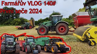 Farmářův VLOG 140 První seče trav s řezačkou JD 8300 [upl. by Fanchette]