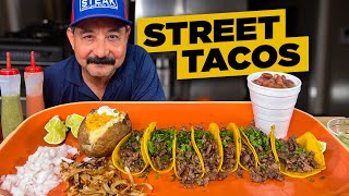 Easy Street Tacos Recipe  Taqueria Style Tacos de Bistec a la Plancha Super Delicious [upl. by Aisauqal426]