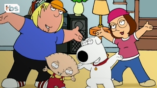 Family Guy Intro Gone Wrong Clip  TBS [upl. by Enylekcaj]