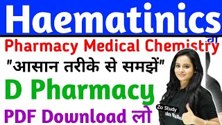 PHARMACEUTICAL CHEMISTRY Chapter  3 Inorganic Pharmaceuticals Haematinics [upl. by Kathrine495]