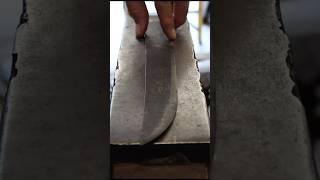 Fixing a Warped Blade blademaking knifemaking [upl. by Rastus]