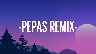 Farruko  Pepas Remix LetraLyrics [upl. by Nevins611]