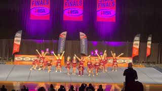 Lockport Varsity Cheer  IHSA State 2023 Day 2 [upl. by Merrile]