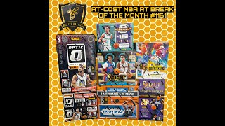 Buzzer Breaks Sports Cards  AtCost NBA RT Break of the Month 1161 [upl. by Cnahc]