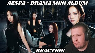 Reaction To Aespa  Drama Mini Album [upl. by Llereg]