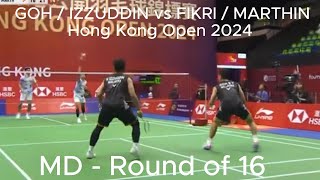 Fikri Martin vs Goh Izzudin EPIC Battle at Hong Kong Open badminton bwfworldtour [upl. by Nnaul419]