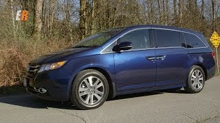 2014 Honda Odyssey Touring Review Test Drive  The Ultimate Family Hauler [upl. by Durgy]