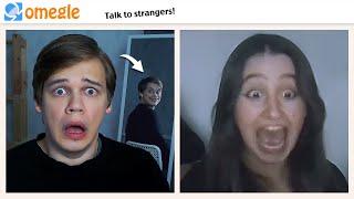 My reflection scares people ON OMEGLE [upl. by Gillett]