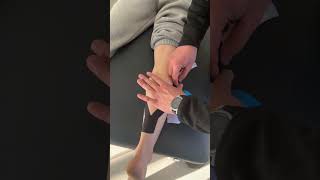 Kinesiology tape for calf [upl. by Jordans]