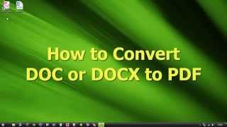 How To Convert Word Doc as PDF [upl. by Allcot]