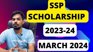 Latest update  SSP SCHOLARSHIP 202324  MARCH 2024 [upl. by Cristionna51]