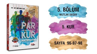 Parkur Matematik  5Bölüm Mutlak Değer  5Kur  Sayfa969798  Metin Yayınları [upl. by Asilram751]