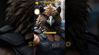 HOLLYWOOD ANIMAL CHARACTER IN POLICE UNIFORM marvel automobile youtube avengers cat ironman [upl. by Allen339]