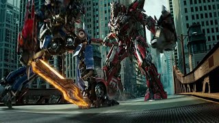 Transformers 3 Dark Of The Moon  Optimus Prime vs Sentinel Prime Fight Scene [upl. by Aliet]