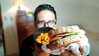 ASMR COMIENDO SANDWICH Y FRITOS [upl. by Ellehcil51]