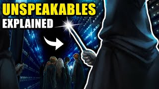 History of the UNSPEAKABLES and Department of Mysteries  Harry Potter Explained [upl. by Higinbotham846]