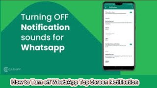 How To Turn Off WhatsApp Notifications Android [upl. by Drus]