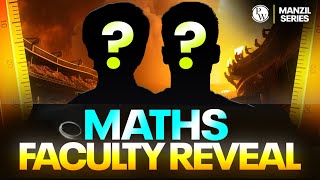 MANZIL 2025 Mathematics Faculty Reveal🔥  Legendary DUO of Maths⚡️ [upl. by Eycal79]