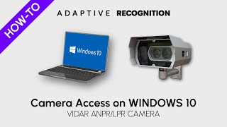 VIDAR ANPRLPR Camera Setting the IP Address and Reaching the GUI [upl. by Carilyn]