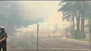 Primera mascletá de las fiestas del fuego en Alicante [upl. by Landri]