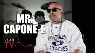 Mr CaponeE on Growing Up with Sureño Mexican Gang Not Revealing His Race [upl. by Koah800]