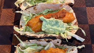 How to make Fish tacos with cilantro lime sauce [upl. by Immij]