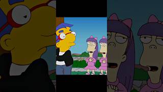 Milhouse lost his parents 🥲 thesimpsons simpsons bartsimpson homersimpson funny cartoon [upl. by Navad]