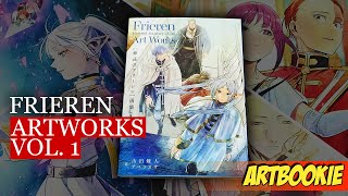 Frieren Beyond Journeys End Art Works Vol 1 Artbook First Video for 2024  Flipthrough Review [upl. by Sikes718]