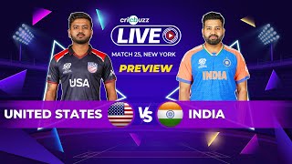 T20 World Cup  USA vs India Preview [upl. by Kunkle]