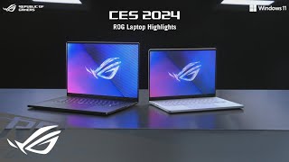 CES 2024 ROG Laptop Series  Highlights [upl. by Brana]