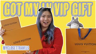 I Got My FREE LV VIP Gift  Special LV SS22 Unboxing 🏔  myclosettravels [upl. by Ilenna]