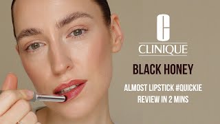 THE LIPSTICK THAT LOOKS GOOD ON EVERYONE CLINIQUE BLACK HONEY LIPSTICK [upl. by Eecart456]