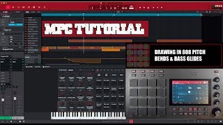 MPC Software 20 Tutorial  How to do 808 PitchGlides [upl. by Maisel64]