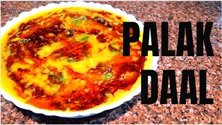 PALAK DAAL RECIPE  healthy palak [upl. by Audrie599]