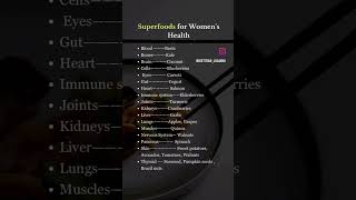 Foods for womens health womenhealth facts diet womenhealthandfitness food healthyfood [upl. by Pris]