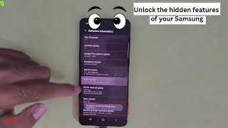 How to enable developer options USB debugging OEM unlock Samsung A315f [upl. by Rapsac]