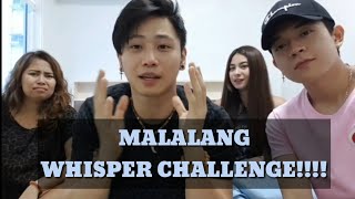 WHISPER CHALLENGE W BANINAY BAUTISTA ROJEAN VIEL AND EDRIC GO VLOG10 [upl. by Eronaele586]