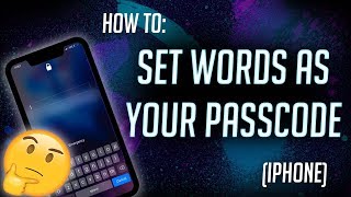 HOW TO Set Alphanumeric Lock Screen Passcodes iPhone amp iOS [upl. by Yasui]