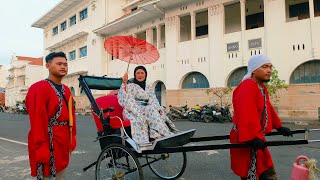 Wisata Kostum Rikisha Ala Jepang Kota Tua Cirebon [upl. by Adams]