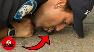 Officer Gives CPR To A Rat  Just For Laughs Gags [upl. by Garrot]