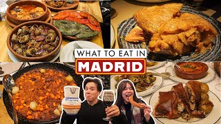 MADRID Food Guide  15 Great Places to Eat [upl. by Darci]