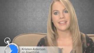 OLTL 60 Seconds with Kristen Alderson [upl. by Nowahs]