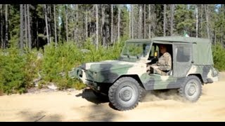 Bombardier Iltis on forest sand trails [upl. by Ann330]