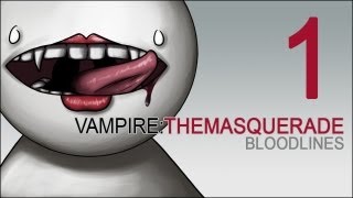 Cry Plays Vampire The Masquerade  Bloodlines P1 [upl. by Lilahk989]